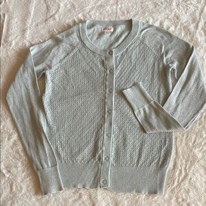 Cat & Jack Girls Light Mint Sparkle Sweater SZ 14/16